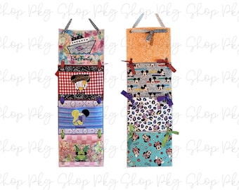Estensione per la porta a forma di pesce per la crociera Disney DCL - Decorazione per la porta - Collezionista di polvere di fata - Cartello da appendere in camera - Vacanza in famiglia - Tasche regalo da collezione