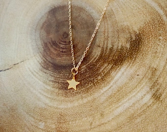 Gold Star Necklace, Star Necklace, Star Charm Necklace, Gold Star Charm, North Star Necklace, Dainty Star Necklace, Star Jewellery, Star