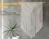 Large Macrame Wall Hanging PDF Tutorial, pdf patterns