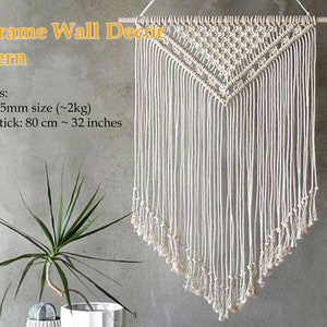 Large Macrame Wall Hanging PDF Tutorial, pdf patterns