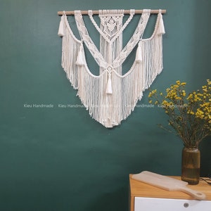 Custom color Wall Tapestry, Macrame Wall Hanging, Boho Wall Decor, Macrame Headboard, Bohemian Home Decor, Handmade Wall Decor