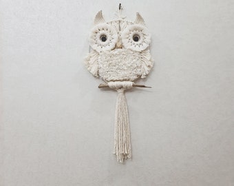 Macrame Diy kit - Macrame Owl Pattern- Easy DIY for beginners