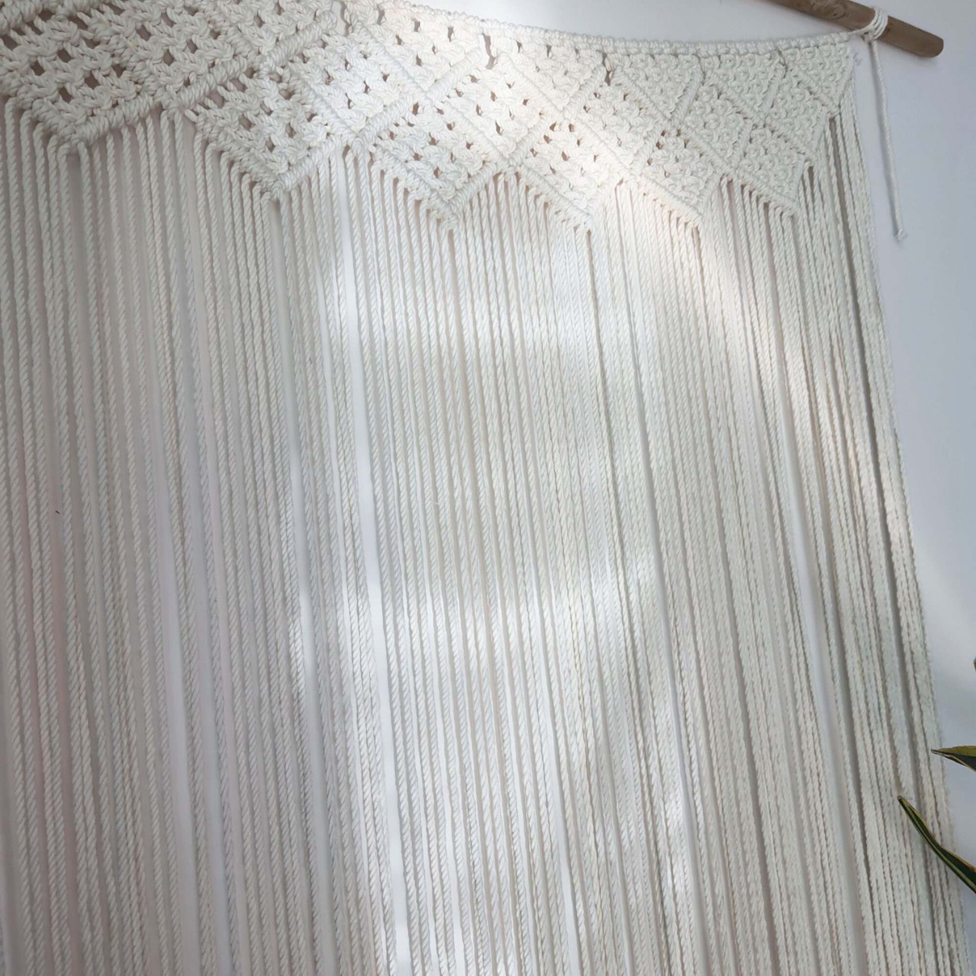 Large Macrame Curtain Pattern PDF/ Video Instruction Etsy