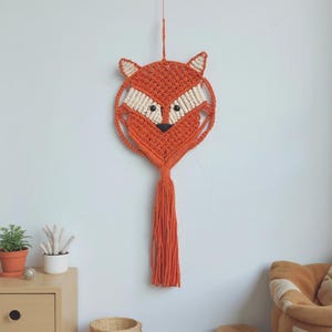 Vintage Rot Fuchs Kinderzimmer Kunst | Wild Leben Dekor für Fuchs-Liebhaber | Waldtier Wanddeko