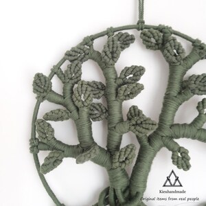 Tree Branch Macrame Tree of Life Macrame Art, Tree of Life Tapestry, Handmade Wall Decor ...