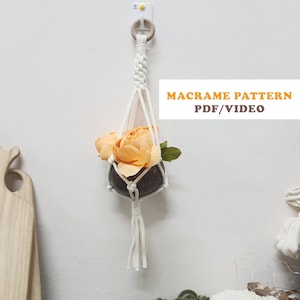 Macrame Plant Hanger Pattern PDF/Video