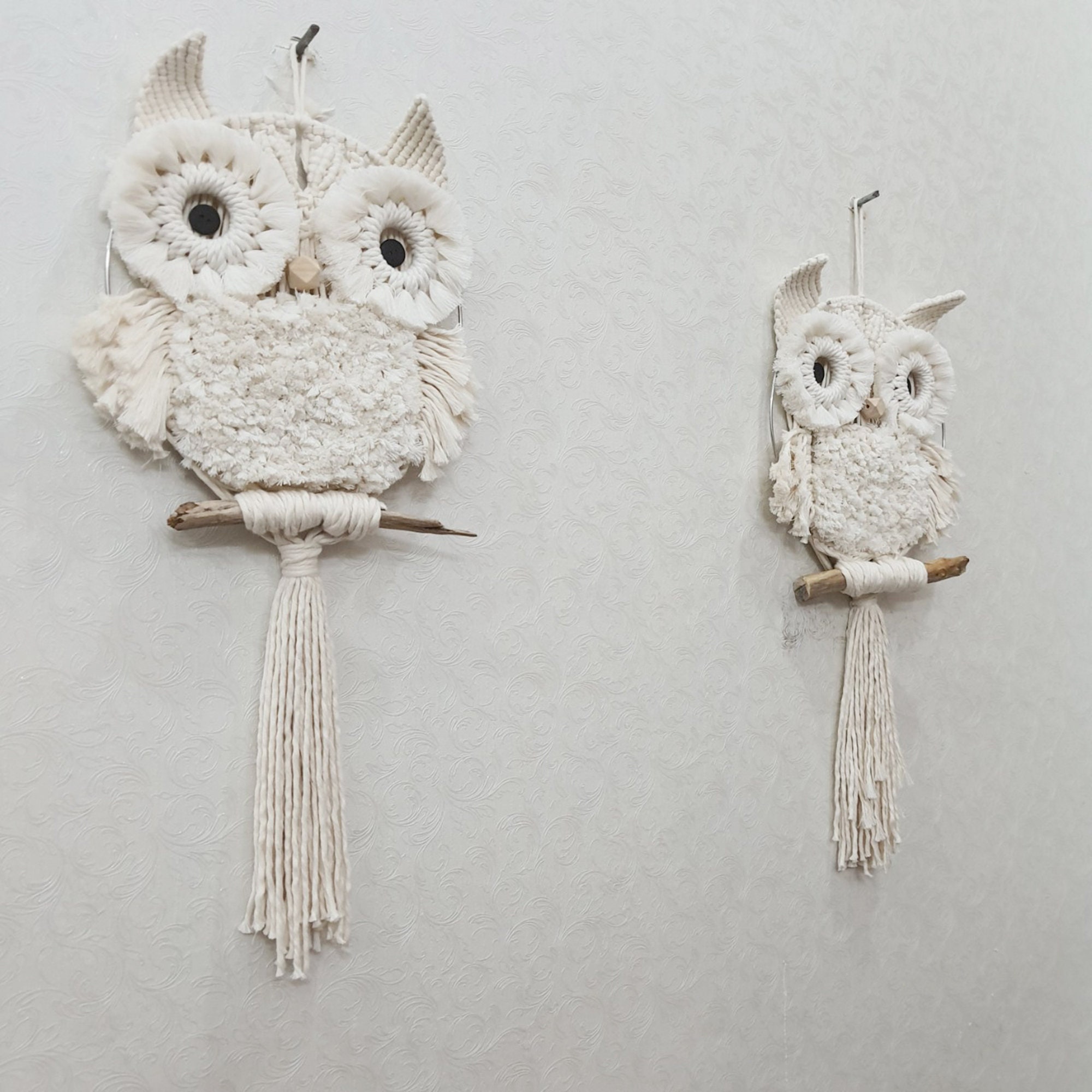 Macrame Diy Kit Macrame Owl Pattern Easy DIY for Beginners - Etsy