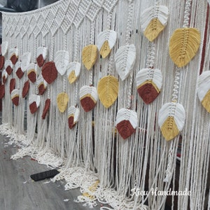 Large Macrame Curtain Pattern- PDF/ Video Instruction