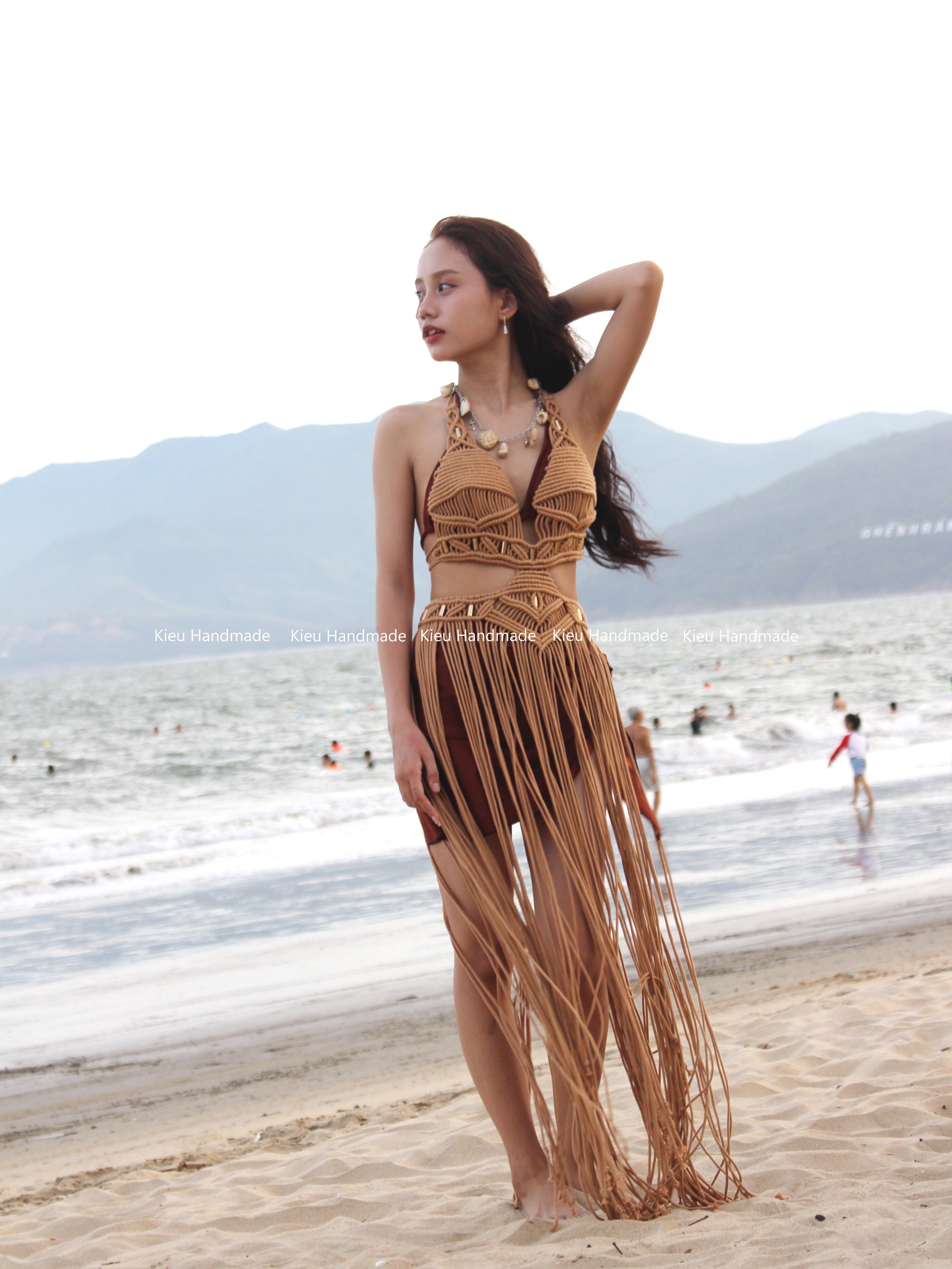 Burning Man Custom Burning Man Clothing Women Macrame Dress - Etsy