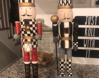 Download Mardi Gras Harlequin Nutcracker And His Dachshund Hand Painted 12 Inches Colorful Home Living Home Decor Tiosdurvis Lv