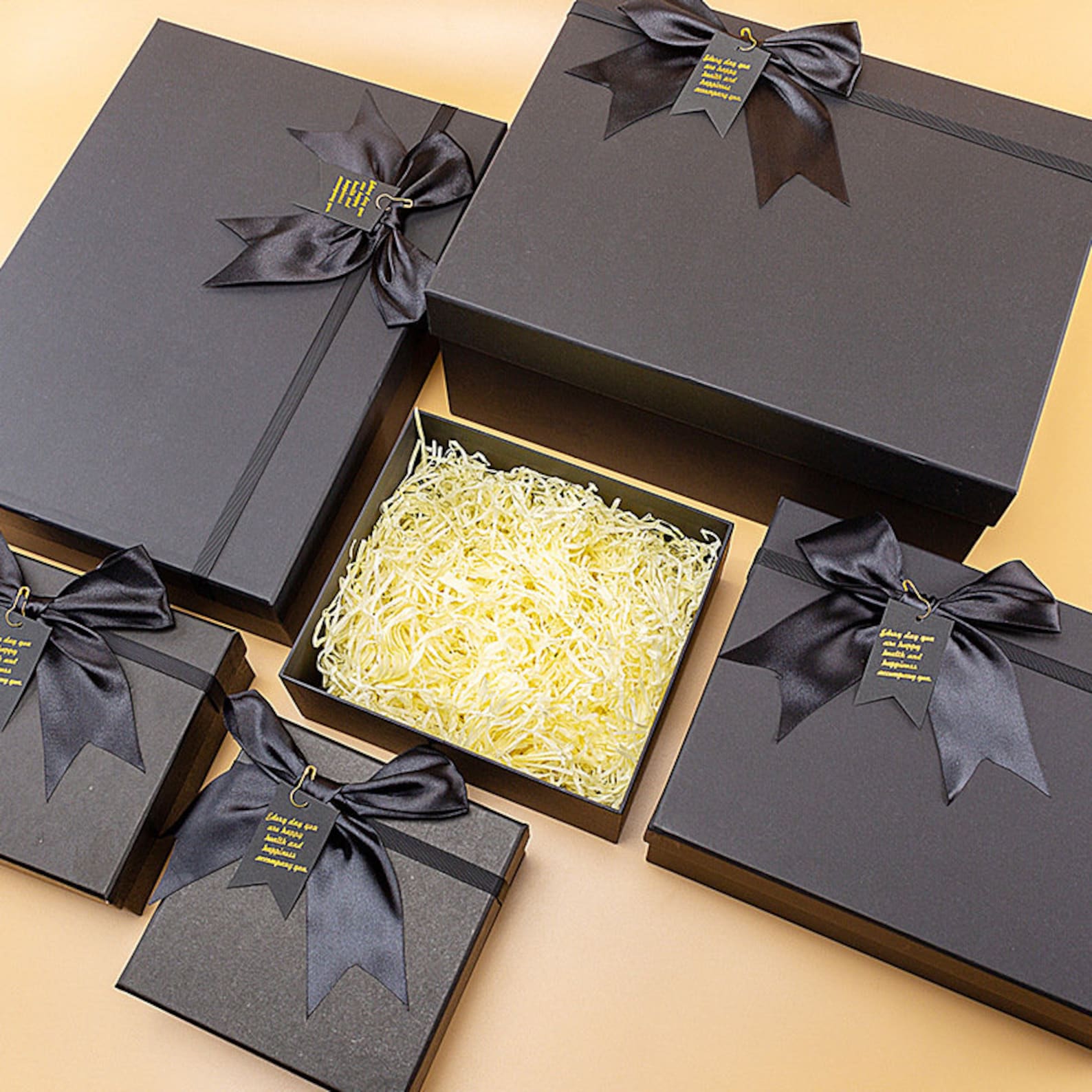 Highend handmade gift box Blank box/Lafite lucky basket/gift Etsy