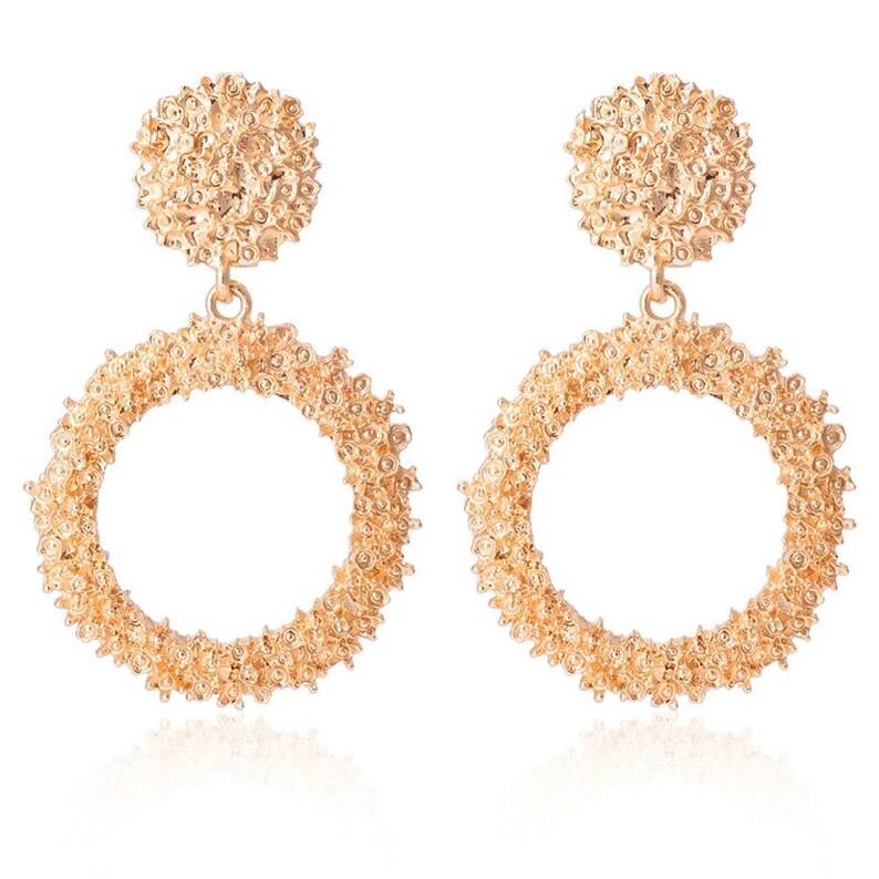 New Gold Color Earrings