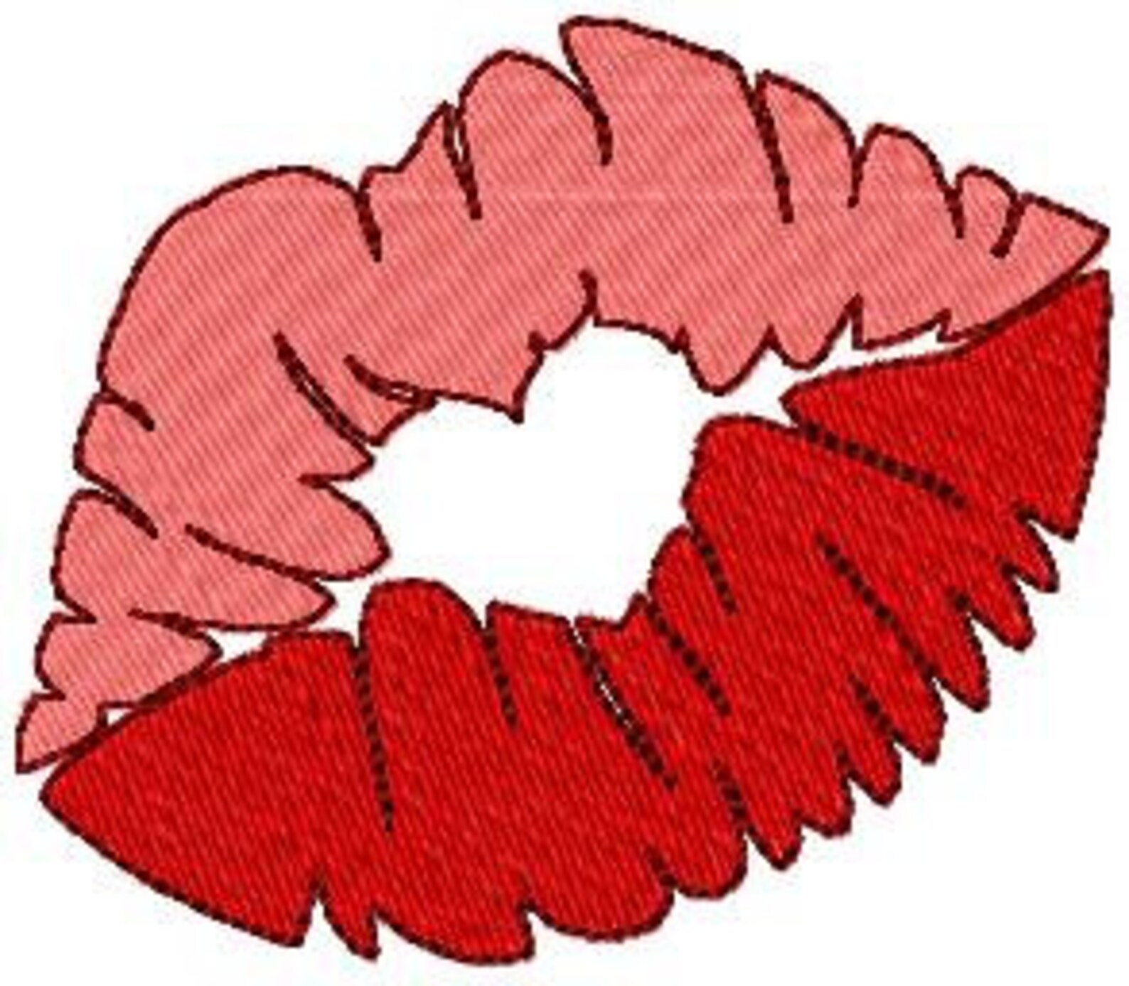 Lips Machine Embroidery Designs Etsy