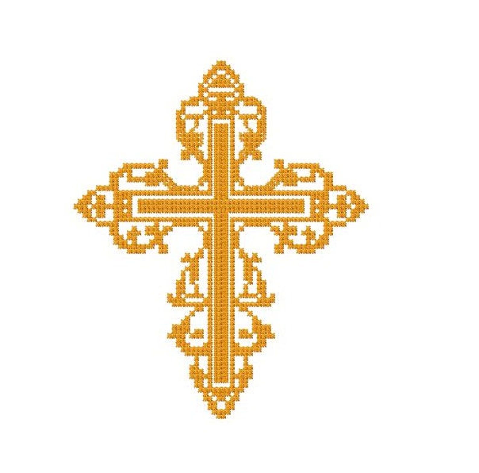 Orthodox cross Machine Embroidery Designs instantly download Etsy