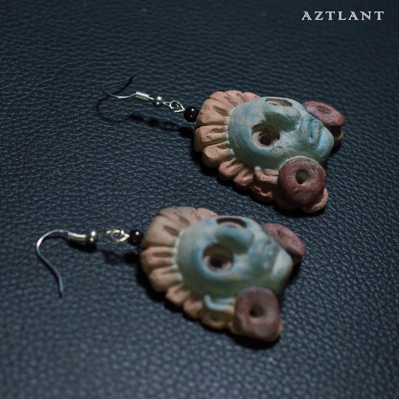 Tlatelolco, M\u00e9xico Xochipilli Earrings,