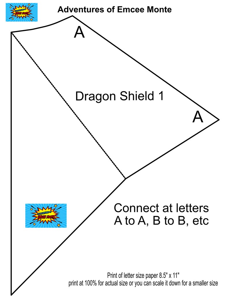 Green Ranger Dragon Shield Pattern PDF