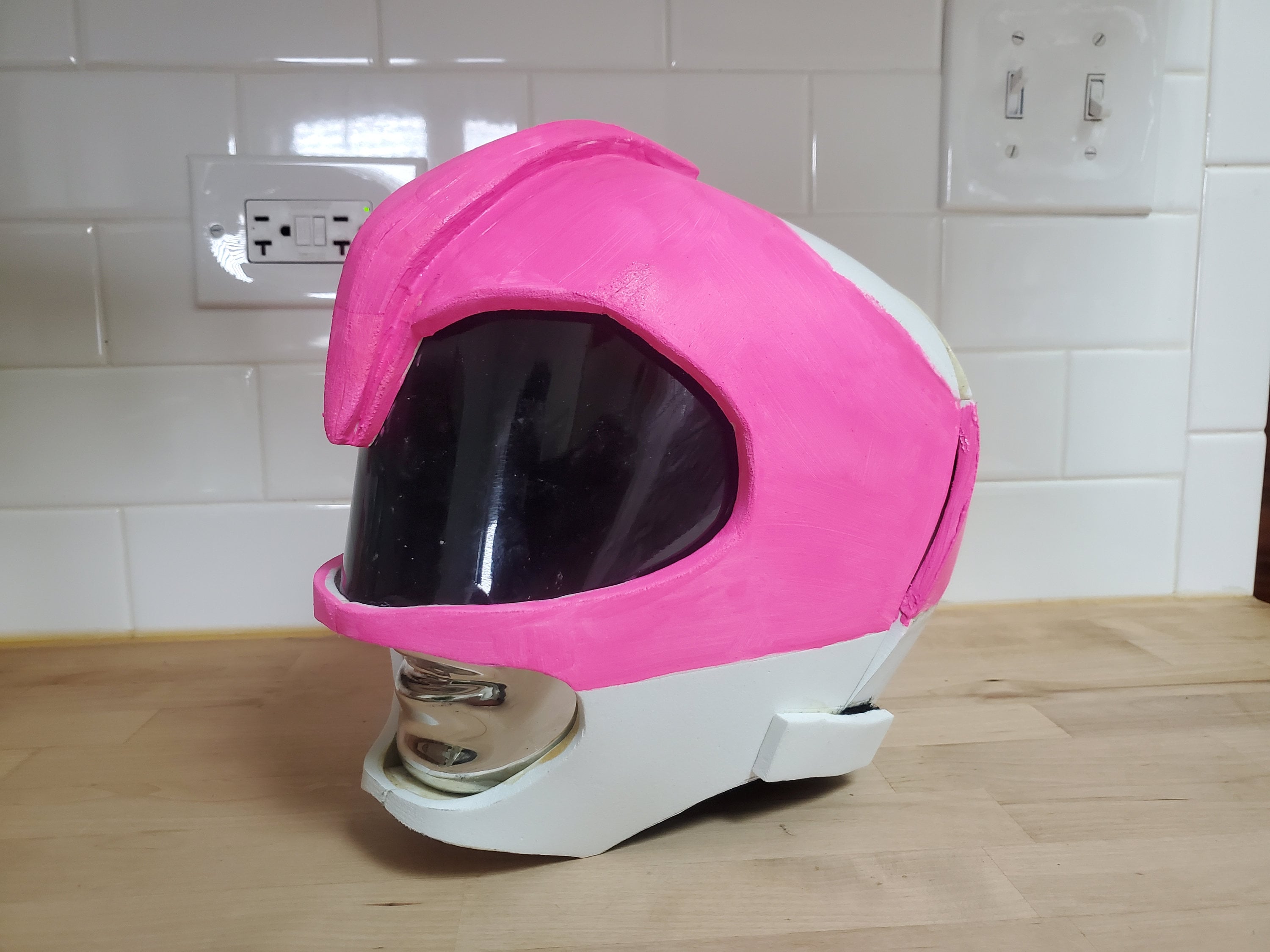 MMPR Pink Ranger Helmet Foam Pattern Template PDF Etsy