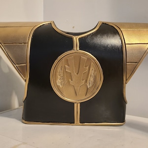 MMPR White Ranger Shield, Cuffs and Belt for White Ranger Cosplay