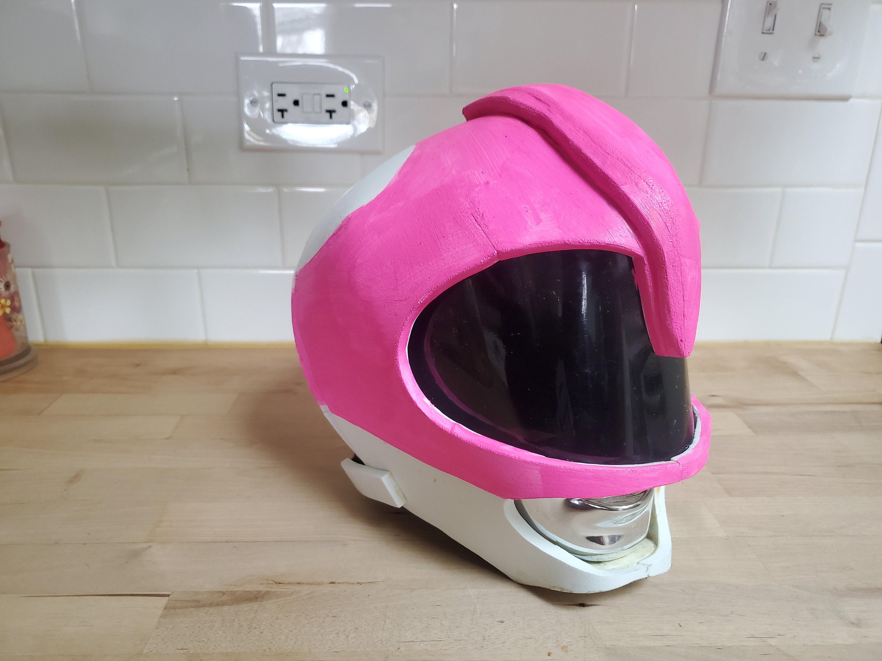 MMPR Pink Ranger Helmet Foam Pattern Template PDF Etsy