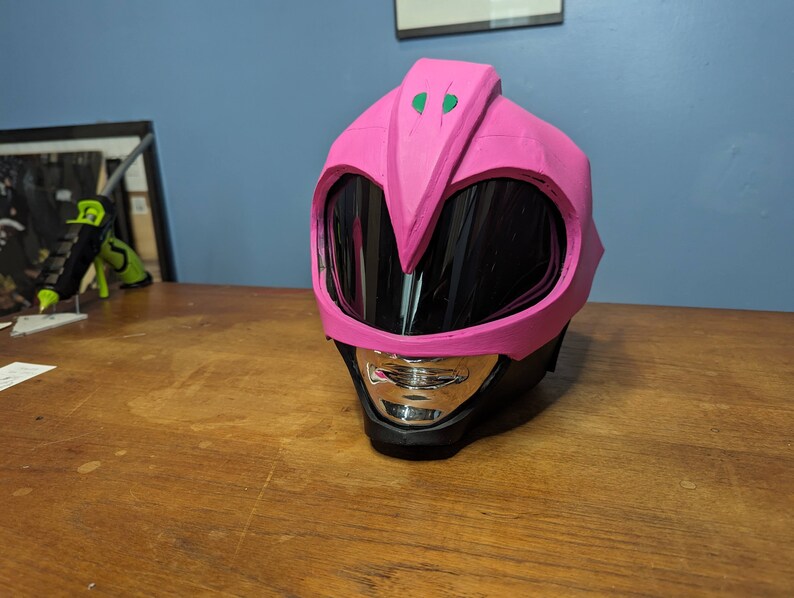 Pink Power Ranger Helmet Pattern MMPR Pink Ranger Slayer Helmet Foam Pattern Template PDF - Etsy