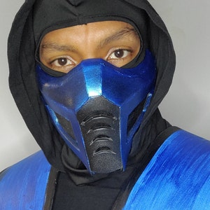 Sub Zero Menpo (mask) Mortal Kombat pattern template