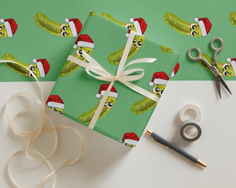 Pickle Wrapping paper sheets