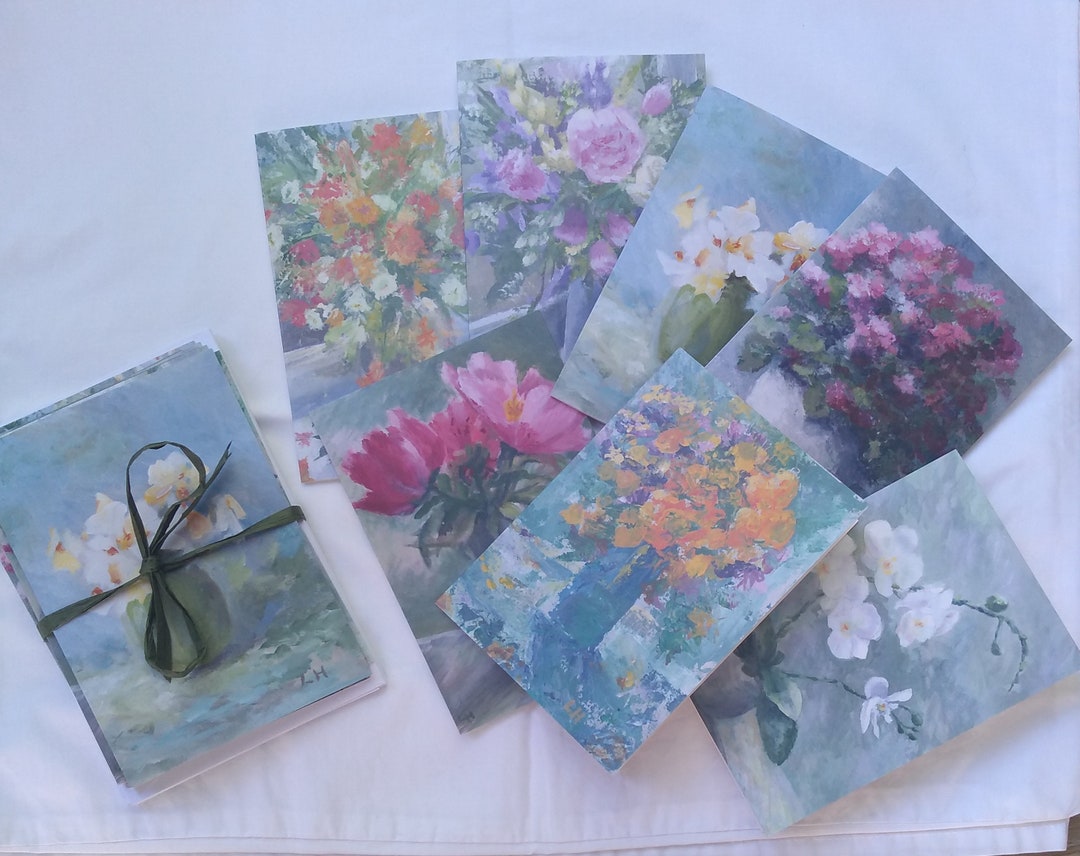 Designs For Notelets Cards/notelets A6 6 Designs (price is for ONE Card) on 350gsm Silk Card ...