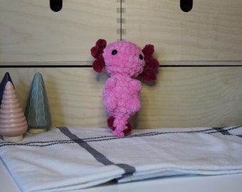 Crochet Plush Axolotl Stuffed Toy Amigurumi