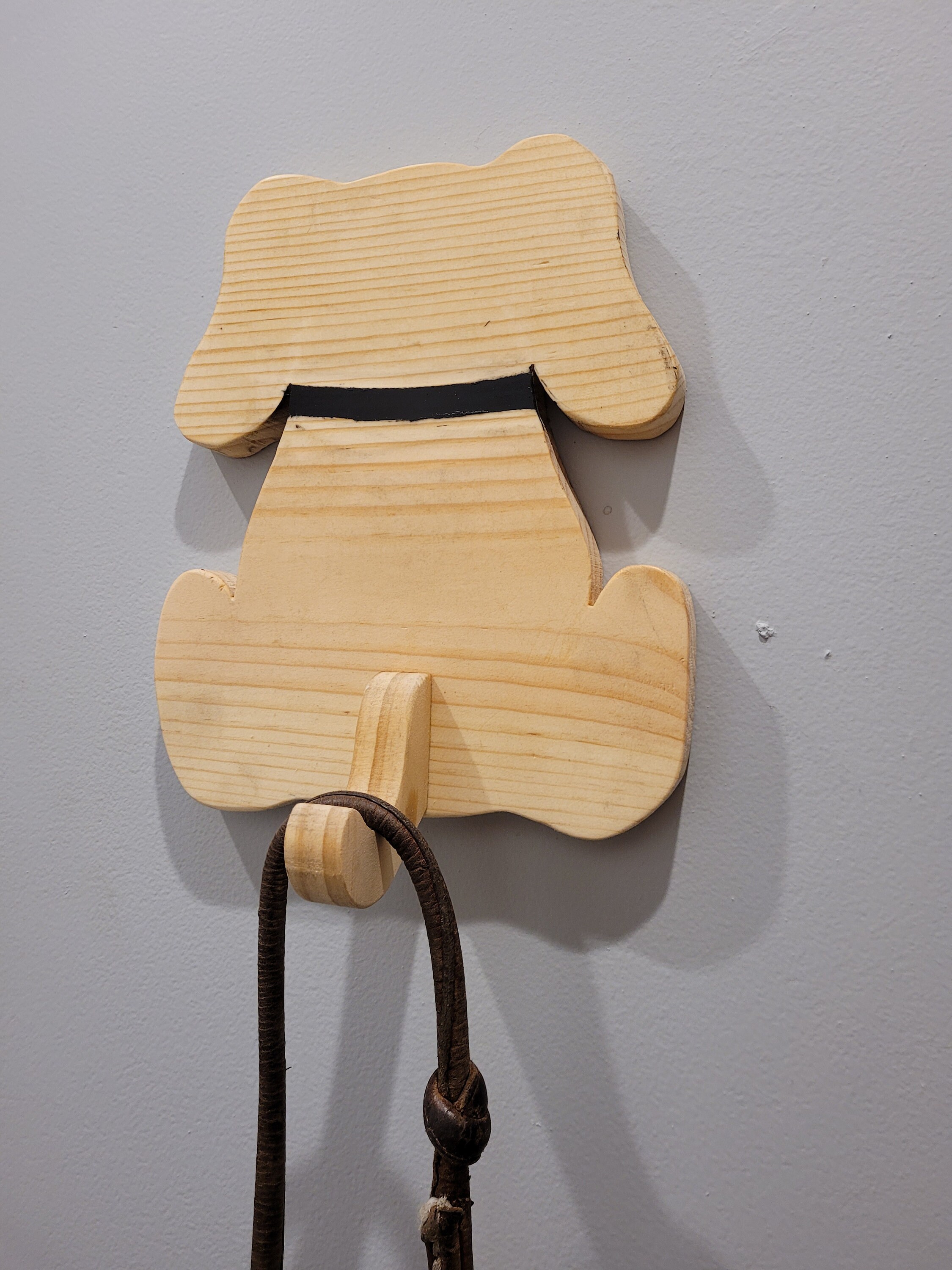 Dog leash hanger wall decoration custom made Etsy