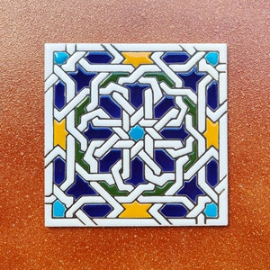 Azulejos de 15cm 6 cerámica andaluza Spanish tiles for DIY, Decorative tiles, mosaic tiles, ceramic tiles, coaster, Spain tiles zdjęcie 8
