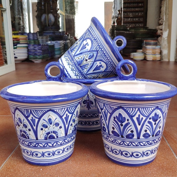 Wall Hanging Planter Ceramic Etsy