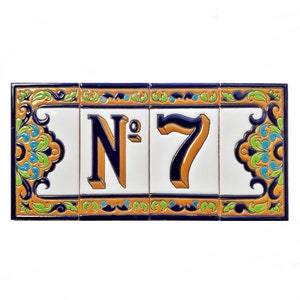 Large Big Ceramic letters and numbers for wall - Large Big Ceramic tile letters and tile numbers for home -