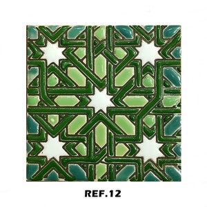 Azulejos de cerámica andaluza 7,5cm 3 , Spanish tiles for DIY, Decorative tiles, mosaic tiles, ceramic tiles, coaster, Spain tiles REF.12