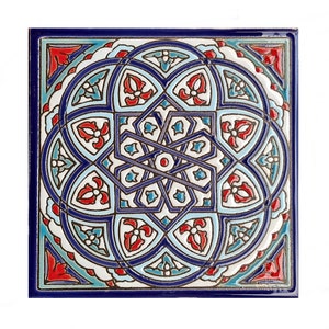 Azulejos de 15cm 6 cerámica andaluza Spanish tiles for DIY, Decorative tiles, mosaic tiles, ceramic tiles, coaster, Spain tiles zdjęcie 5