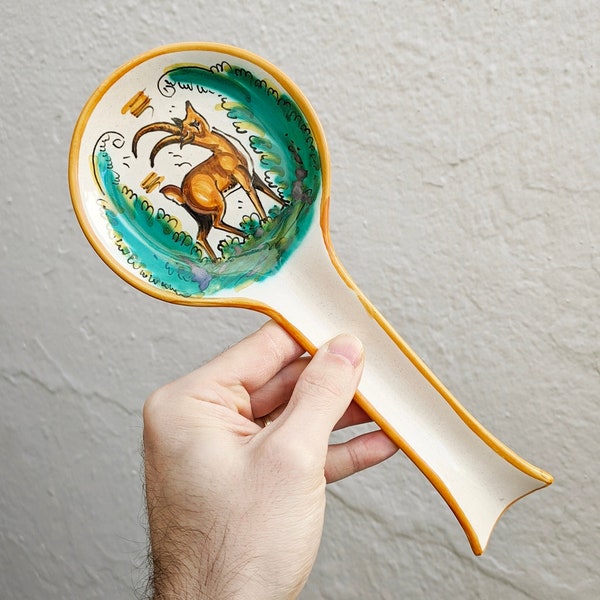 Ceramic Spanish Spoon Rest Etsy