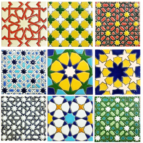 Spanish Tile Pattern – Andalusian ceramic from Seville Cutting Board by  Patterns Journey