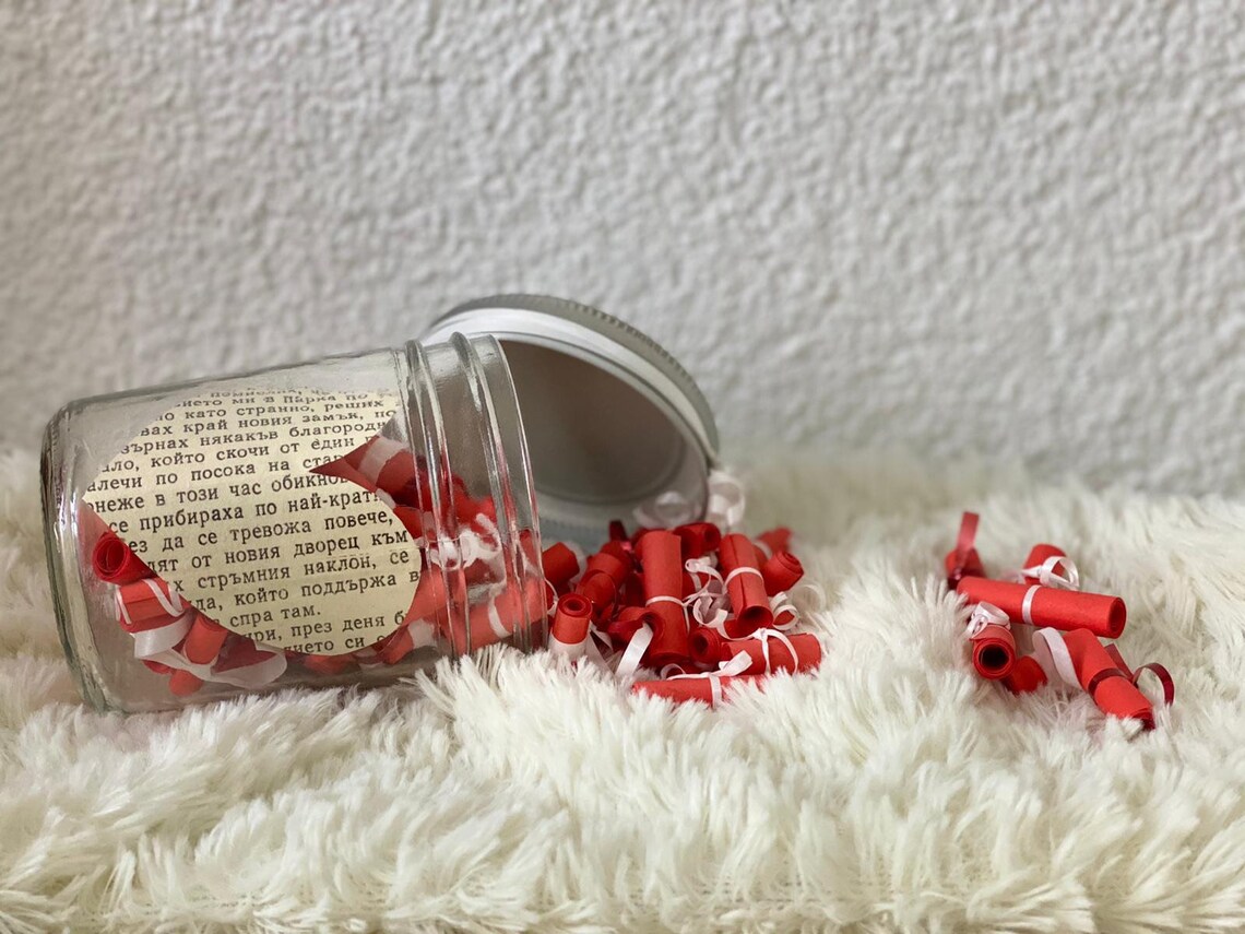 50 / 69 / 80 Motivi per cui ti amo Jar | Etsy