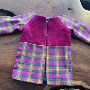 Toddler handmade Cardigan Jacket with pockets - 6-12 month old little girl
