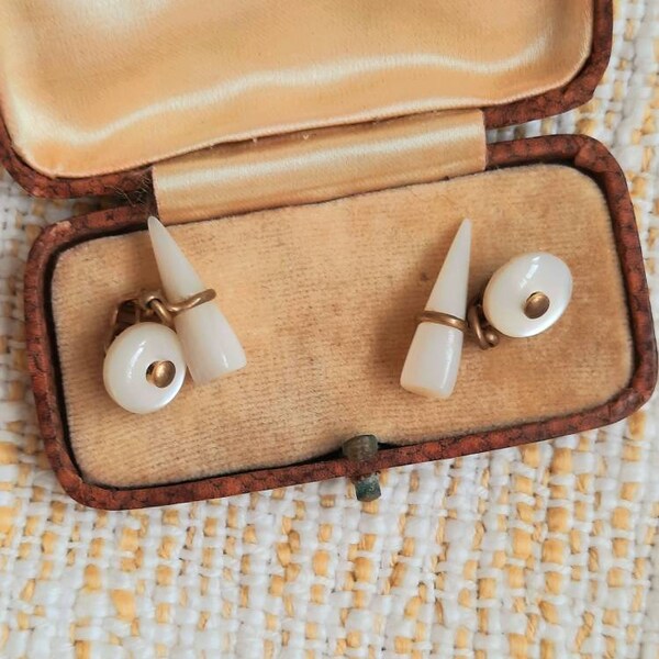 Antique mother of pearl cufflinks