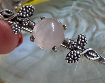 Broche En Argent Massif Filigranée Avec Glands - Bijou Vintage élégant