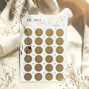 Gift Republic Scratchvent Adventskalender Zum Rubbeln – 24 Aktivitäten, 42 X 59,5 Cm