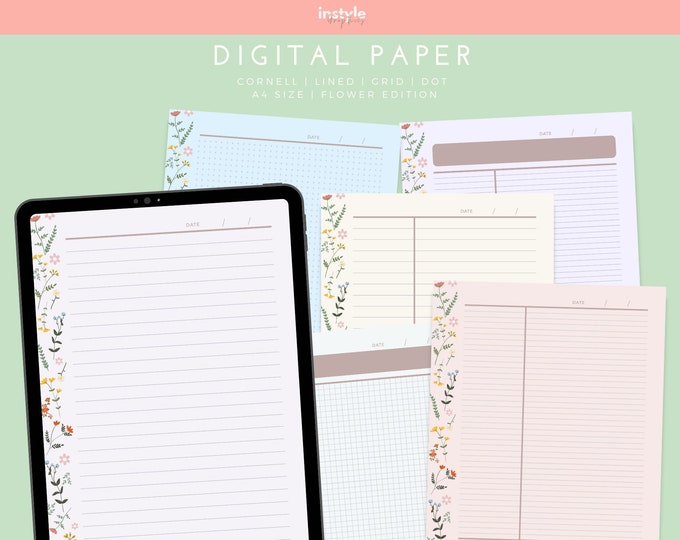 Note-taking Templates, Printable Paper, Note Taking Journal, Cornell ...