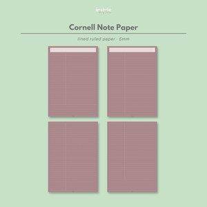 Cornell Paper | Cornell Paper Template | Cornell Paper for Goodnotes ...