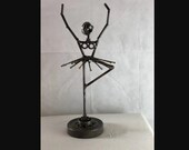 balerina welded metal folk art