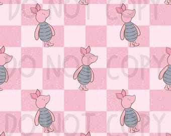 Winnie the Pooh sin costuras, patrón sin costuras, papel digital, digital, papel, sin costuras, fondo, diseño, cerdito, clipart, imprimible, patrón, tigger