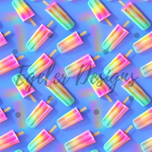 Paletas de neón / Trajes de baño de colores seguros / Sin costuras para niños / Sin costuras para niñas / Sin costuras para verano