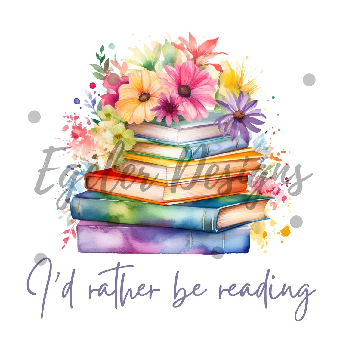 I'd Rather Be Reading PNG, PNG, Funny Reader Design, Book Lover Svg ...