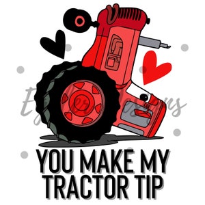 Auto di San Valentino png, maglietta con trattore che ribalta le auto, sublimazione del regno magico, clipart di auto, png, design per maglietta stampabile, San Valentino png, svg