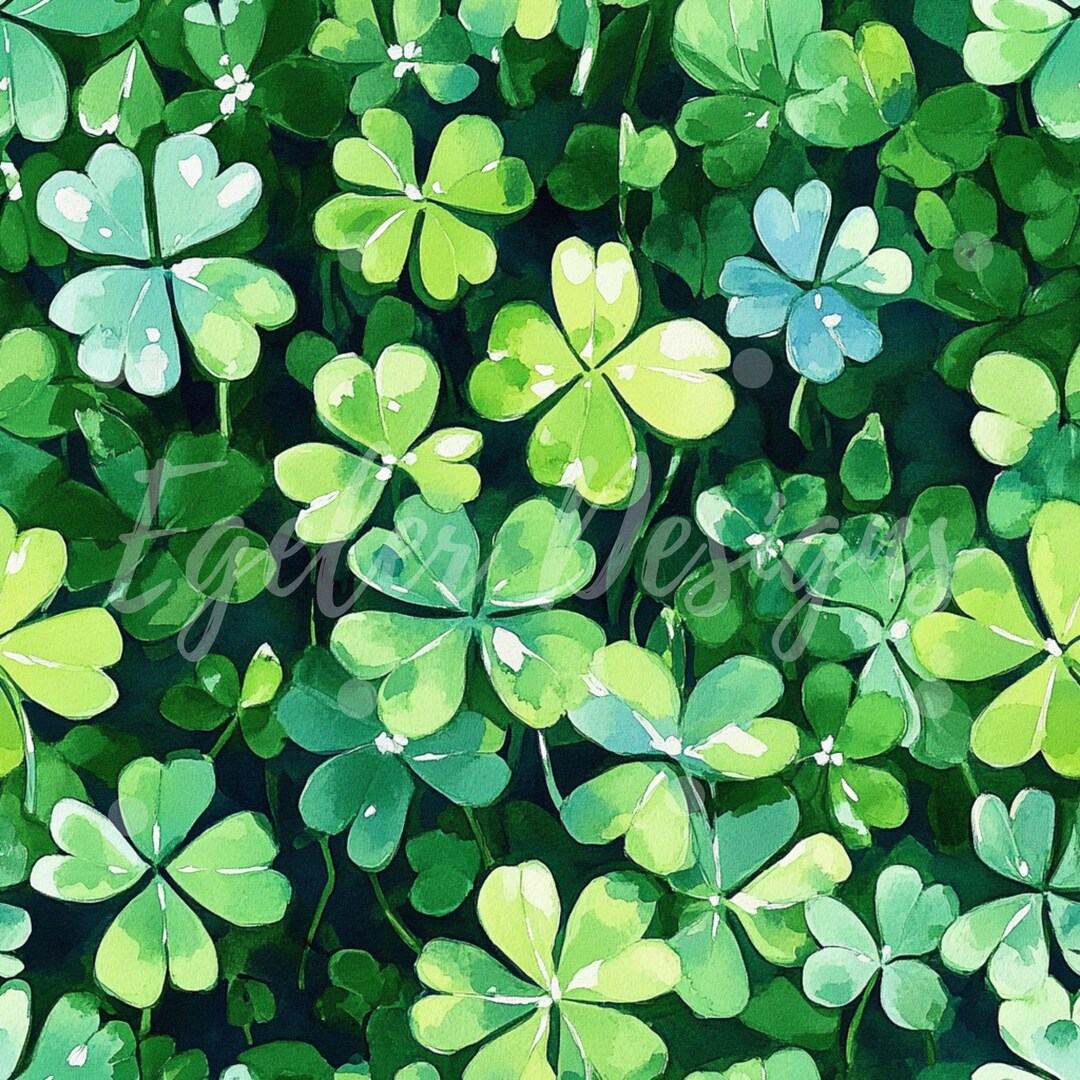 Shamrock St Patrick's Day Print Pattern Backpack main image 1
