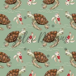 Finding Fish Digital Seamless Pattern, Magic Seamless, Clownfish Pattern For Fabric, Character Seamless Files, PNG, Digital Download